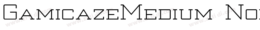 GamicazeMedium Norma字体转换